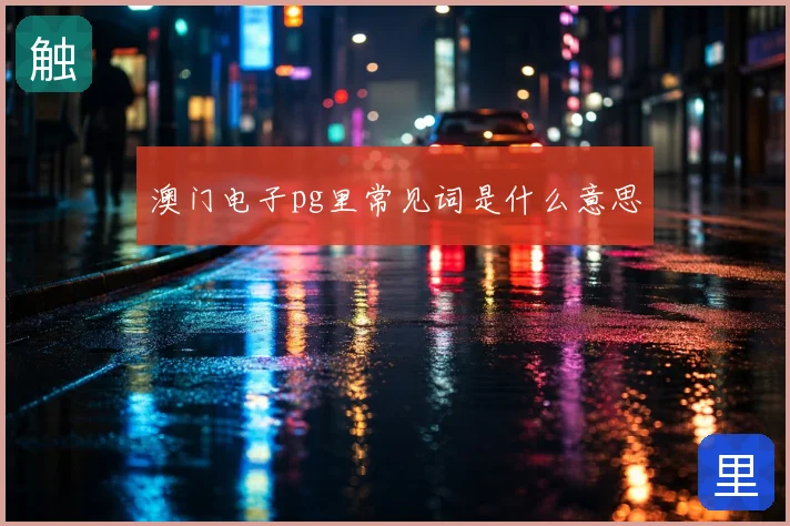 澳门电子pg里常见词是什么意思